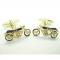 Gold Vintage Motorcycle Cufflinks Cuff Links 1.jpg